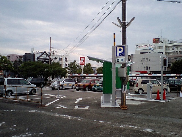 南宮崎駅自動車整理場