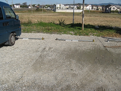 酒殿駅駐車場
