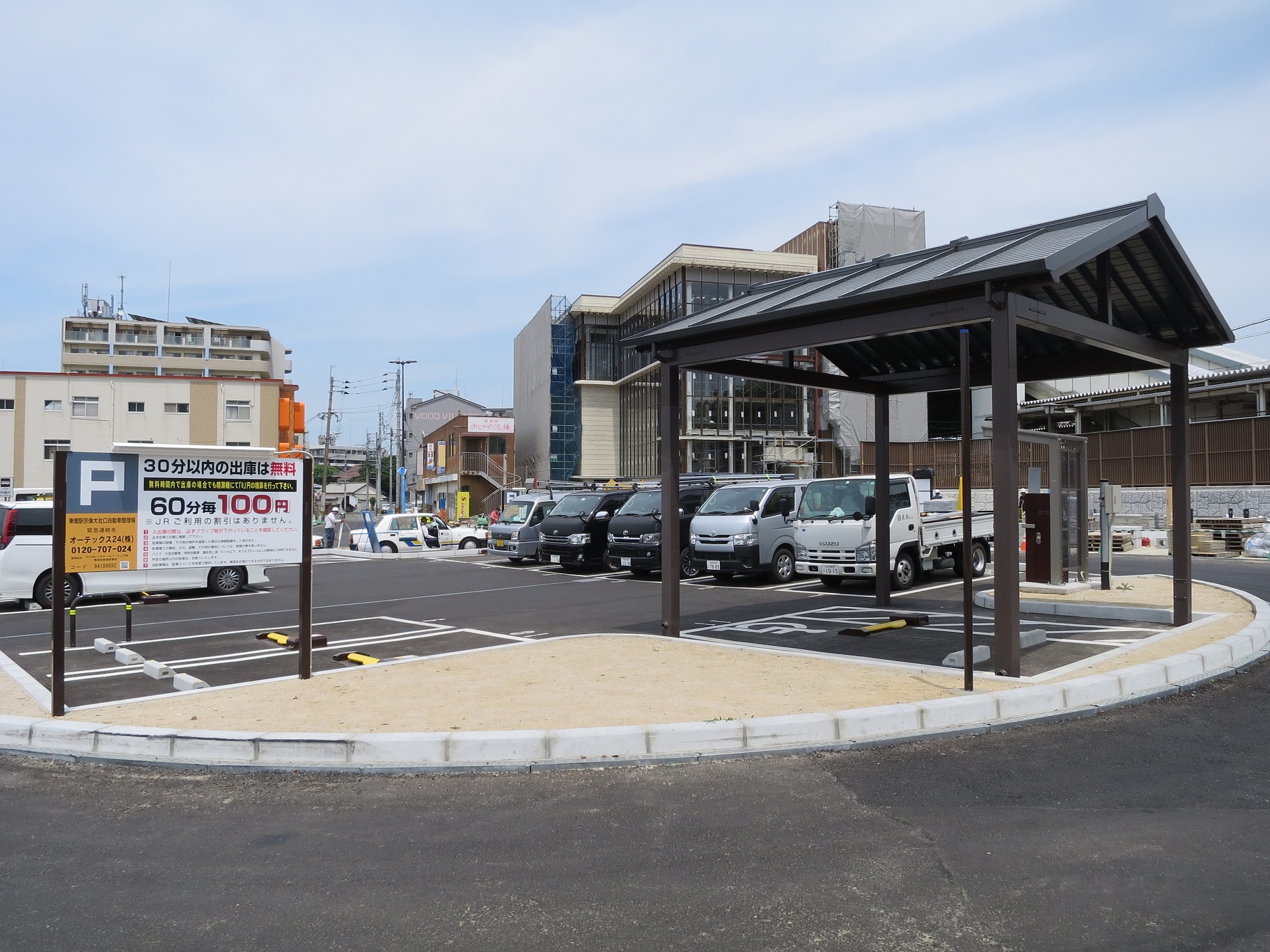 東郷駅宗像大社口自動車整理場