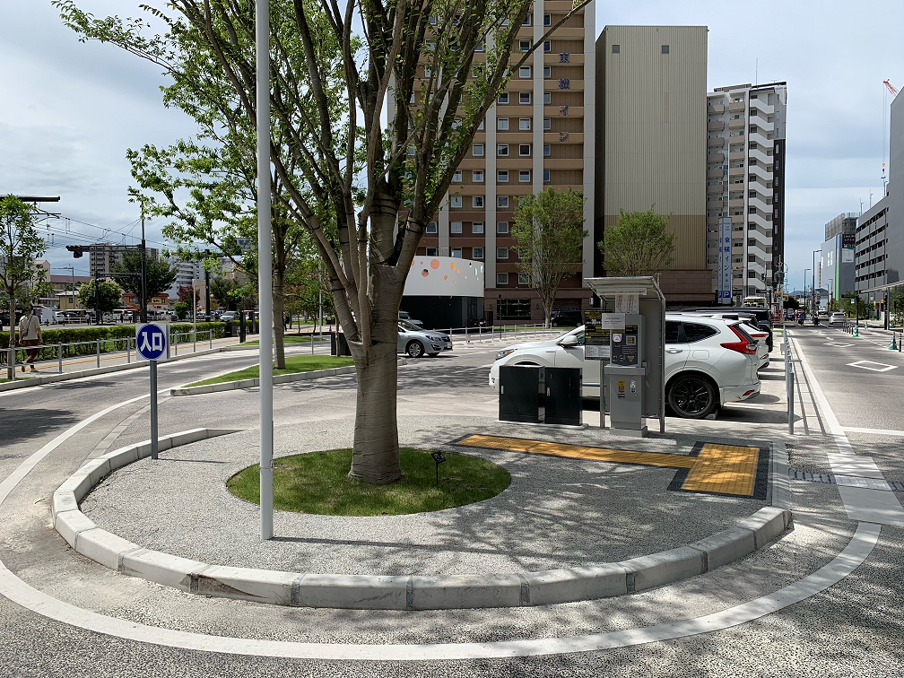 熊本駅東口自動車整理場