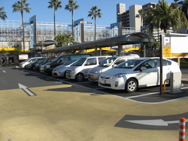 宮崎駅西口自動車整理場