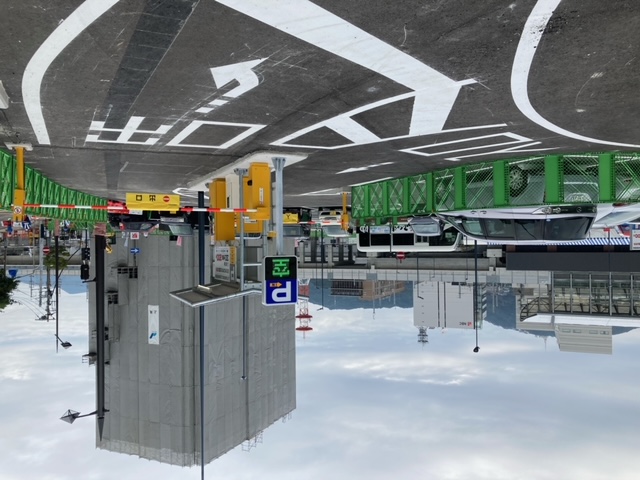 長崎駅東口自動車整理場